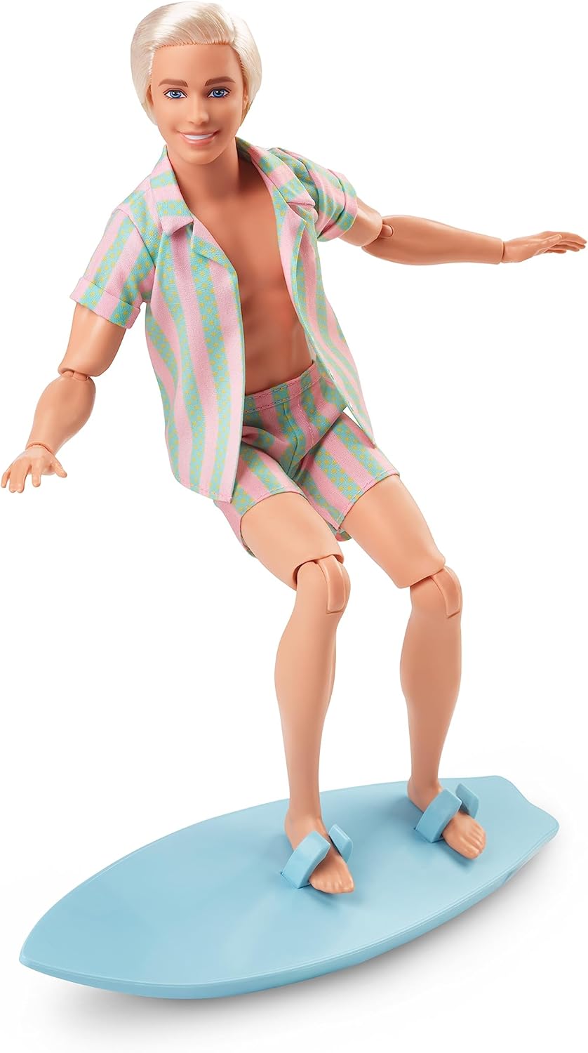Barbie Movie Ken Pastel Stripes Beach Set