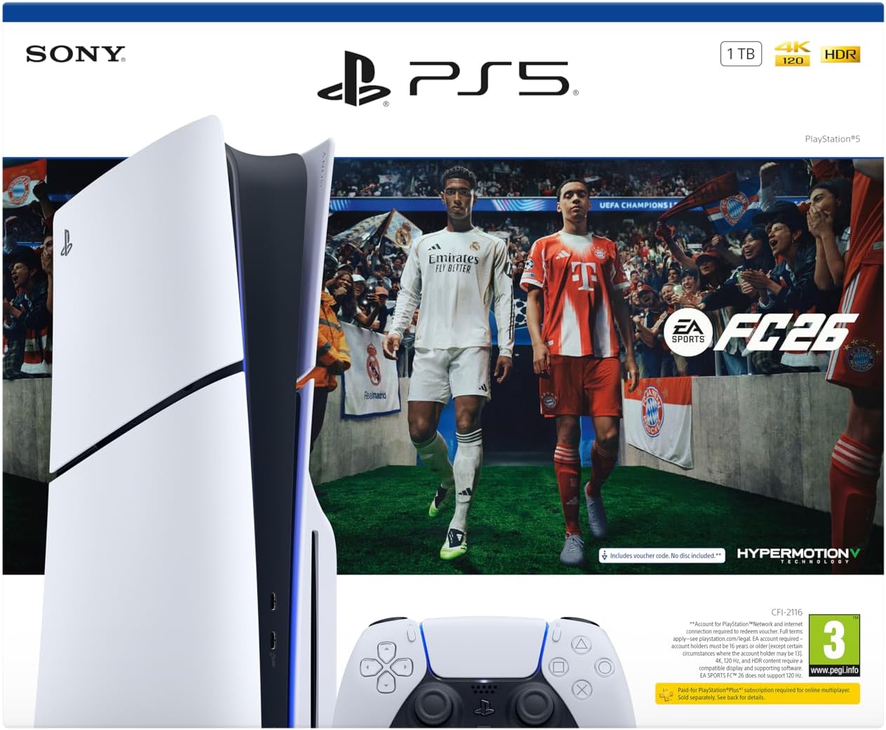 PlayStation 5 Console + EA Sports FC 26 (Disc Edition)
