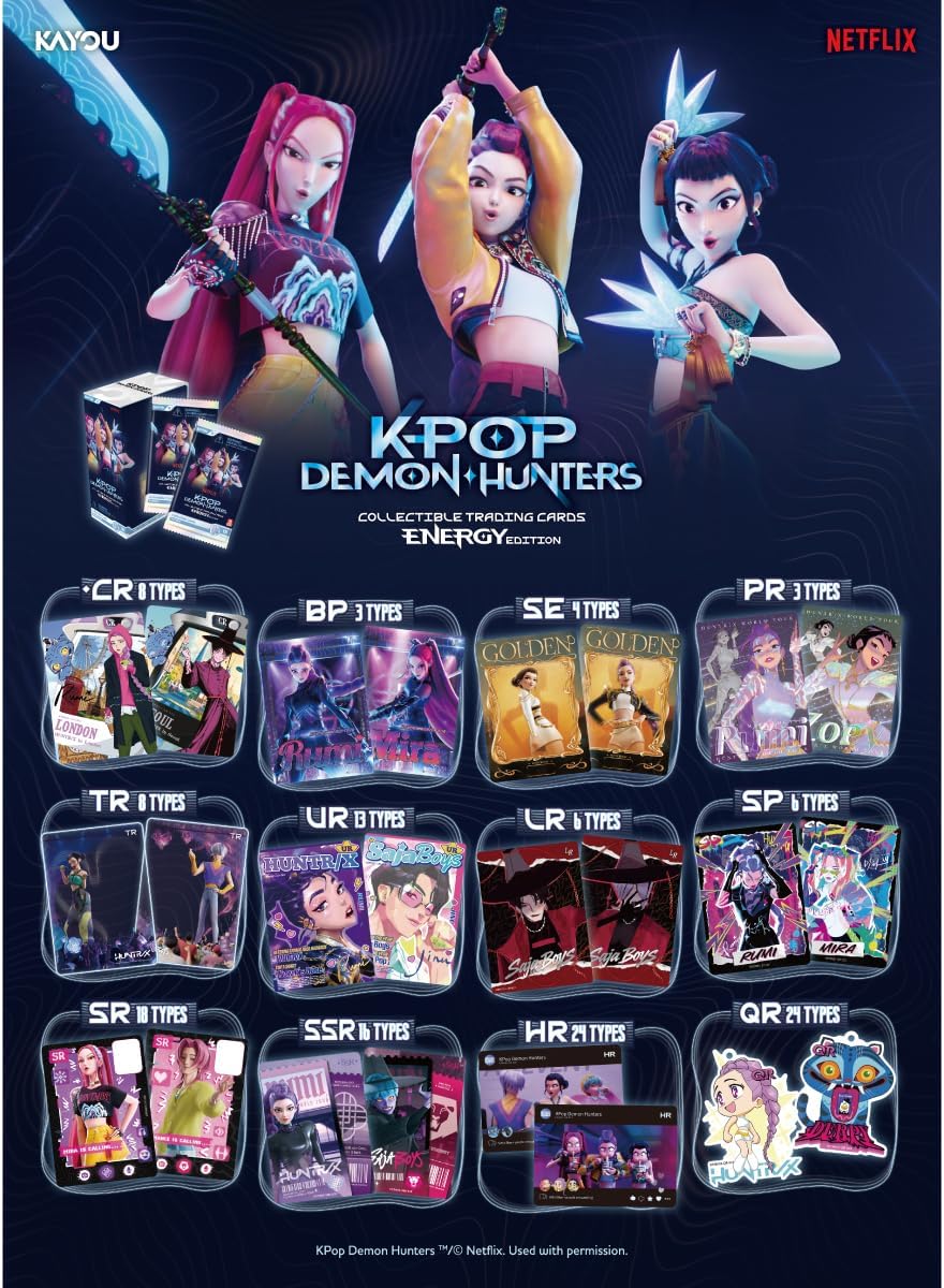 KPop Demon Hunters: Collectible Trading Cards - Energy Edition Foil 001 EMEA Series 1-B