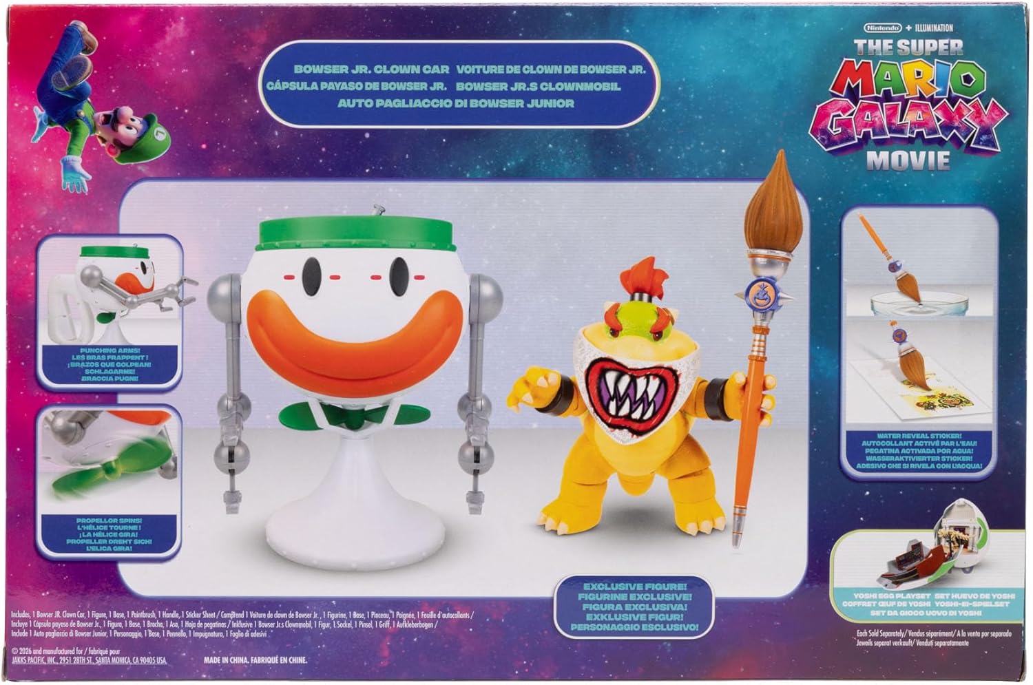 The Super Mario Galaxy Movie: Bowser Jr & Clown Car