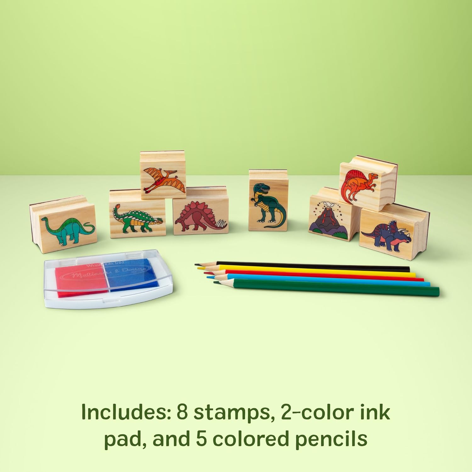 Melissa & Doug - Dinosaur Stamp Set