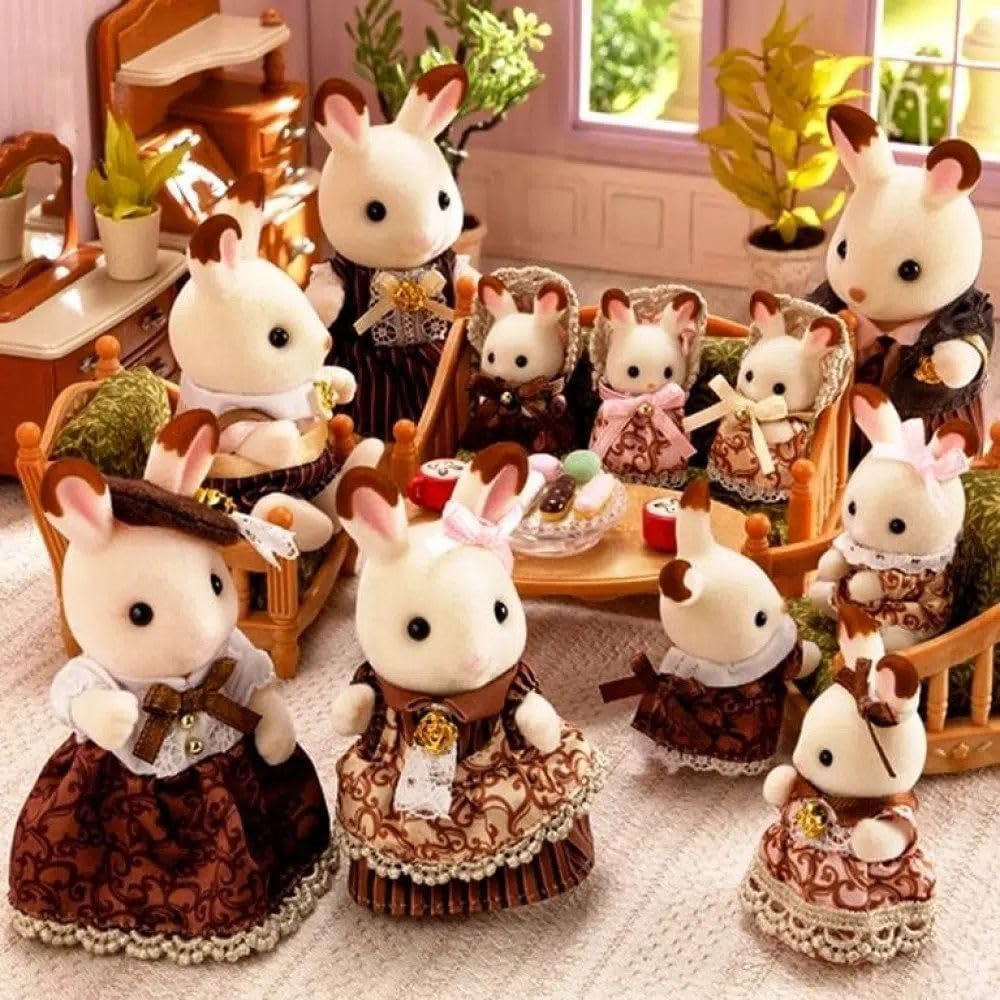 Sylvanian Families Chocolate Rabbit Family Anniversary