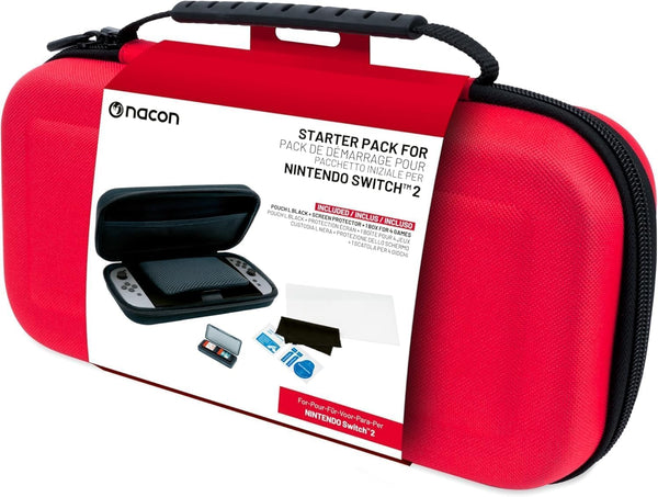 Red Case with Screen Protector (Nintendo Switch 2)