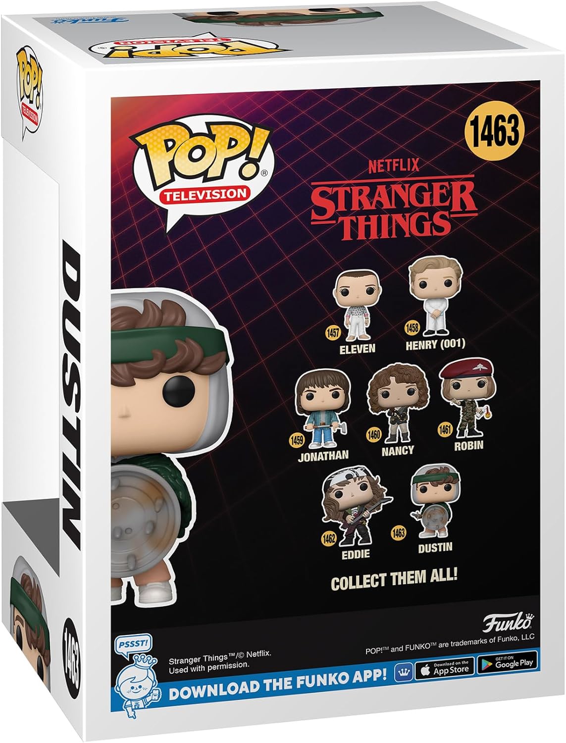 Funko POP: Stranger Things Dustin with Shield 1463