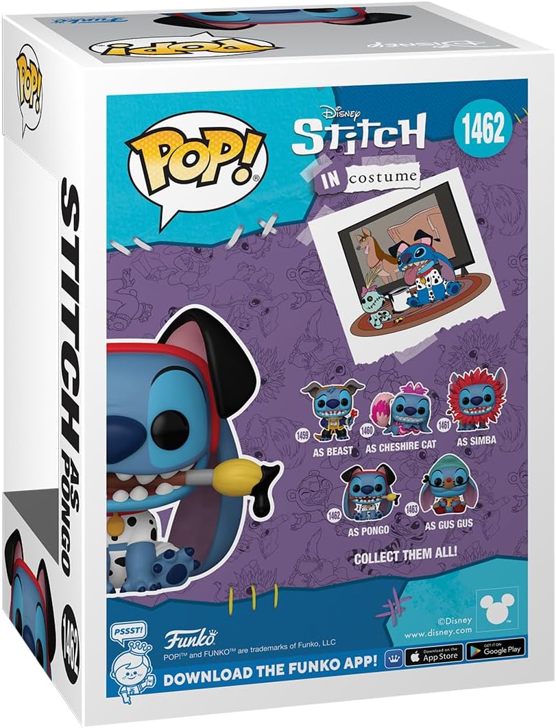 Funko POP: Disney Stitch as Pongo 1462