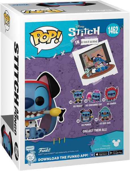 Funko POP: Disney Stitch as Pongo 1462