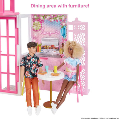 Barbie Dollhouse (2 Levels + 4 Play Areas)