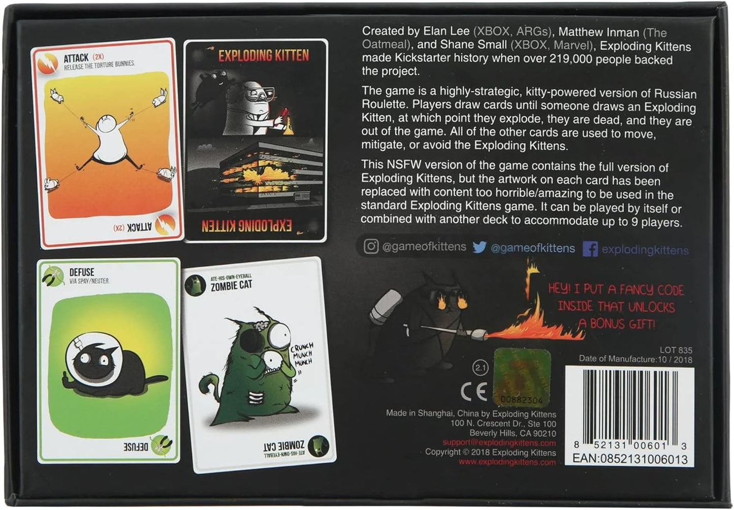 Exploding Kittens (Nsfw Ed)