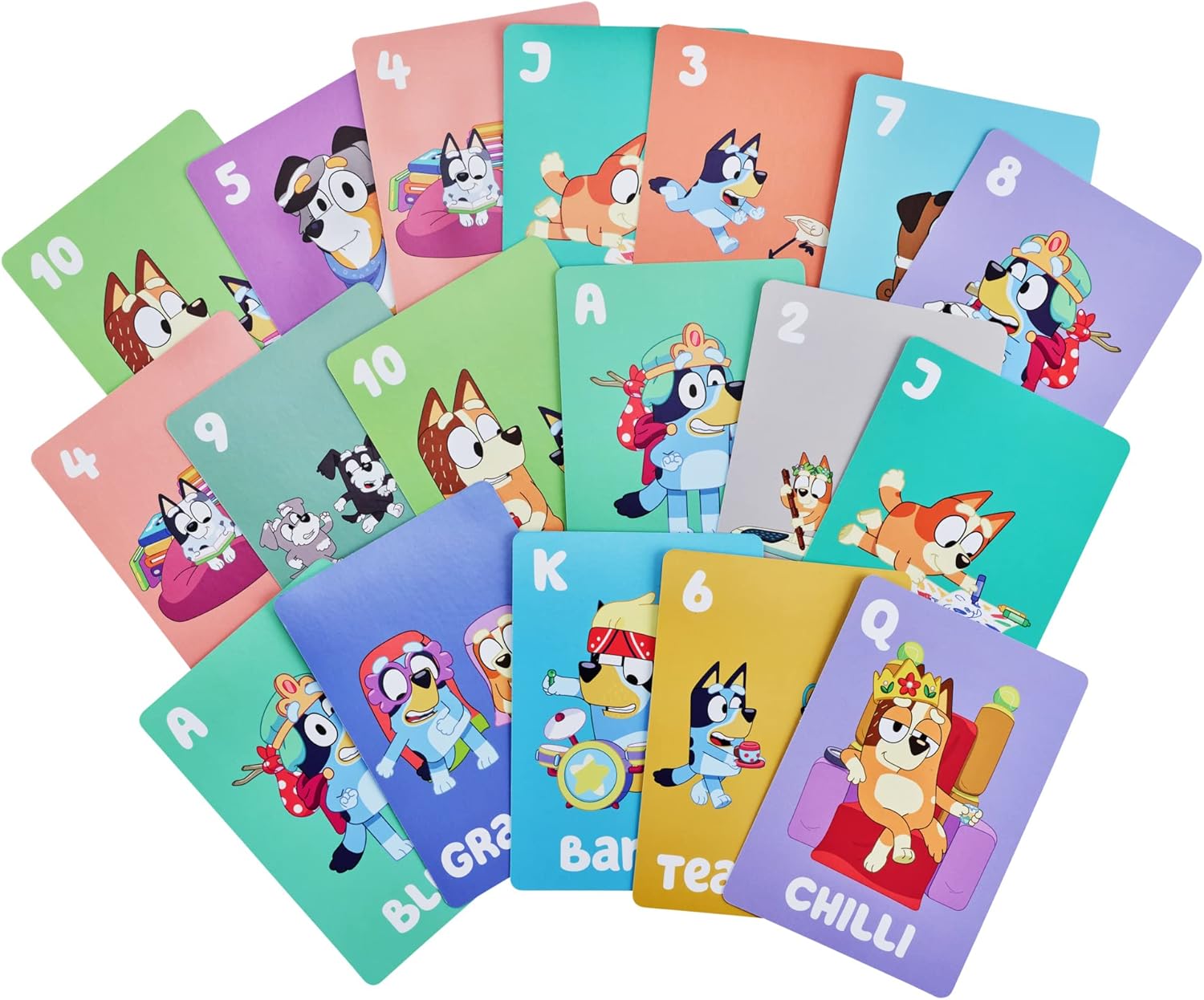 Bluey: 5 in 1 Card Game Set