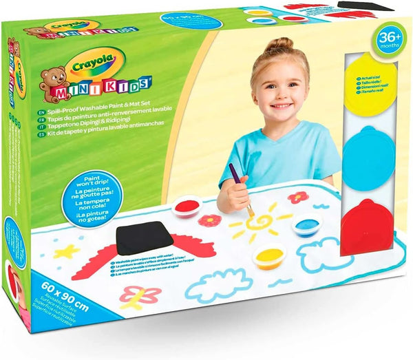 Crayola Mini Kids Washable Paint & Mat Set