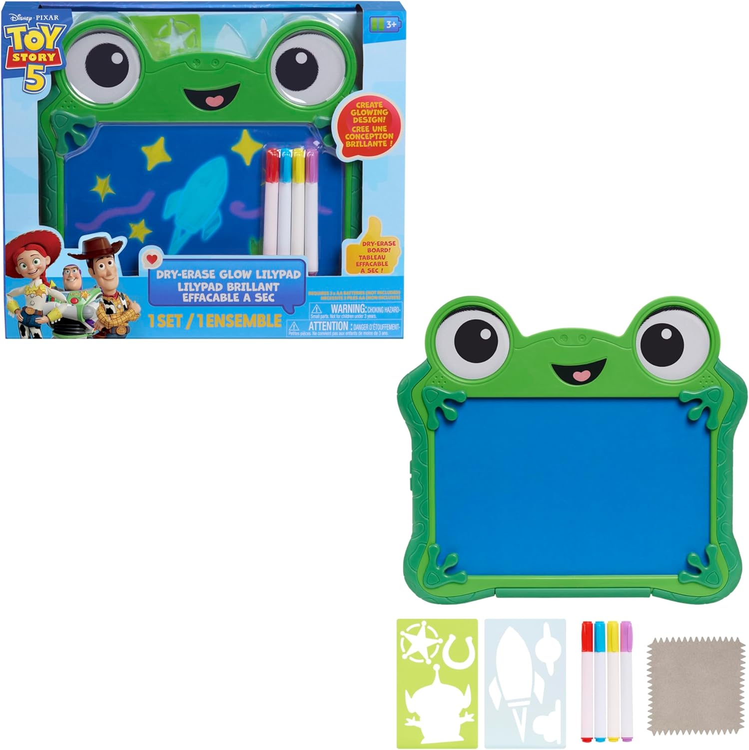 Disney Pixar Toy Story 5 Dry-Erase Glow Lilypad