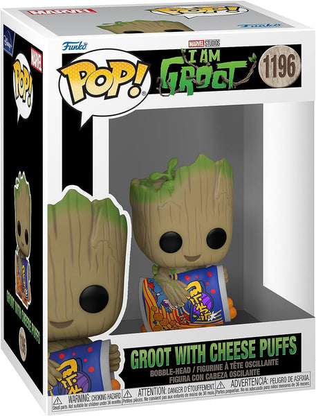 Funko POP: I Am Groot - Groot with Cheese Puffs 1196