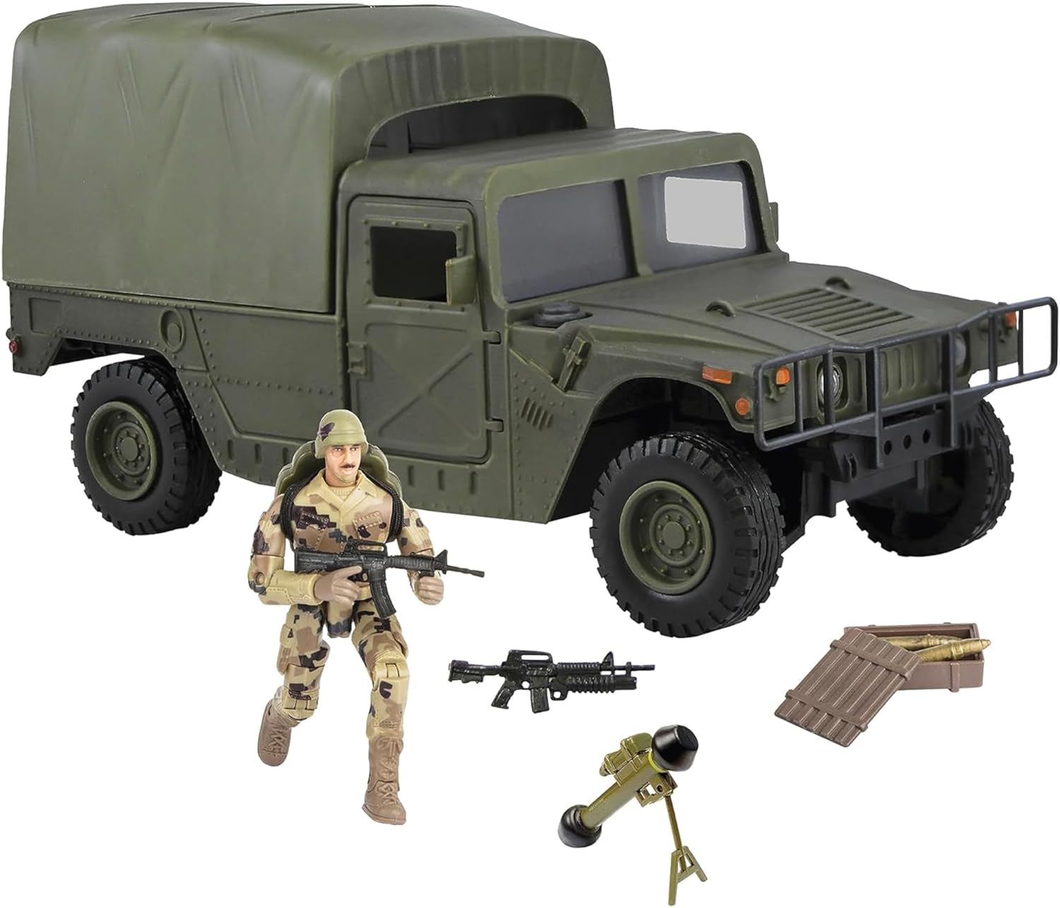 World Peace Keepers - Humvee Soft Top And Figures