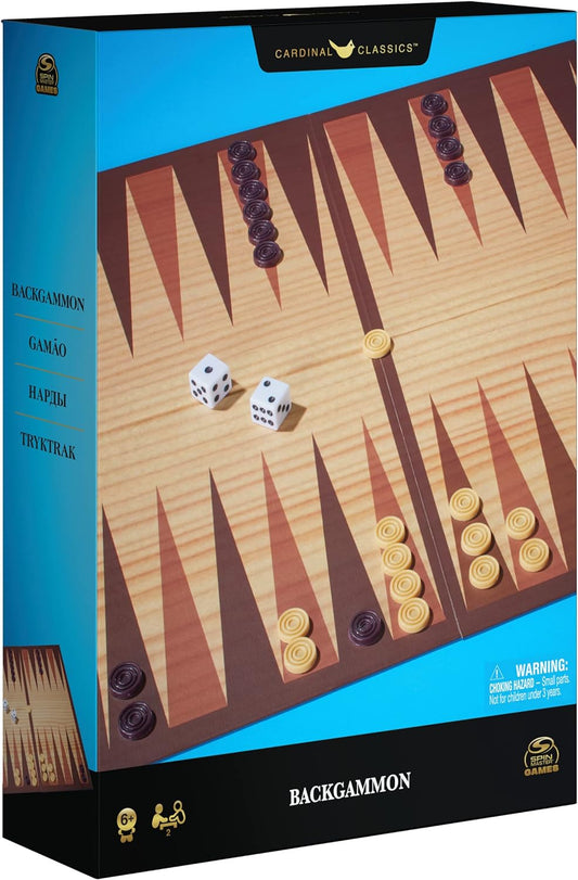 Spin Master Games Classic Backgammon Board Game
