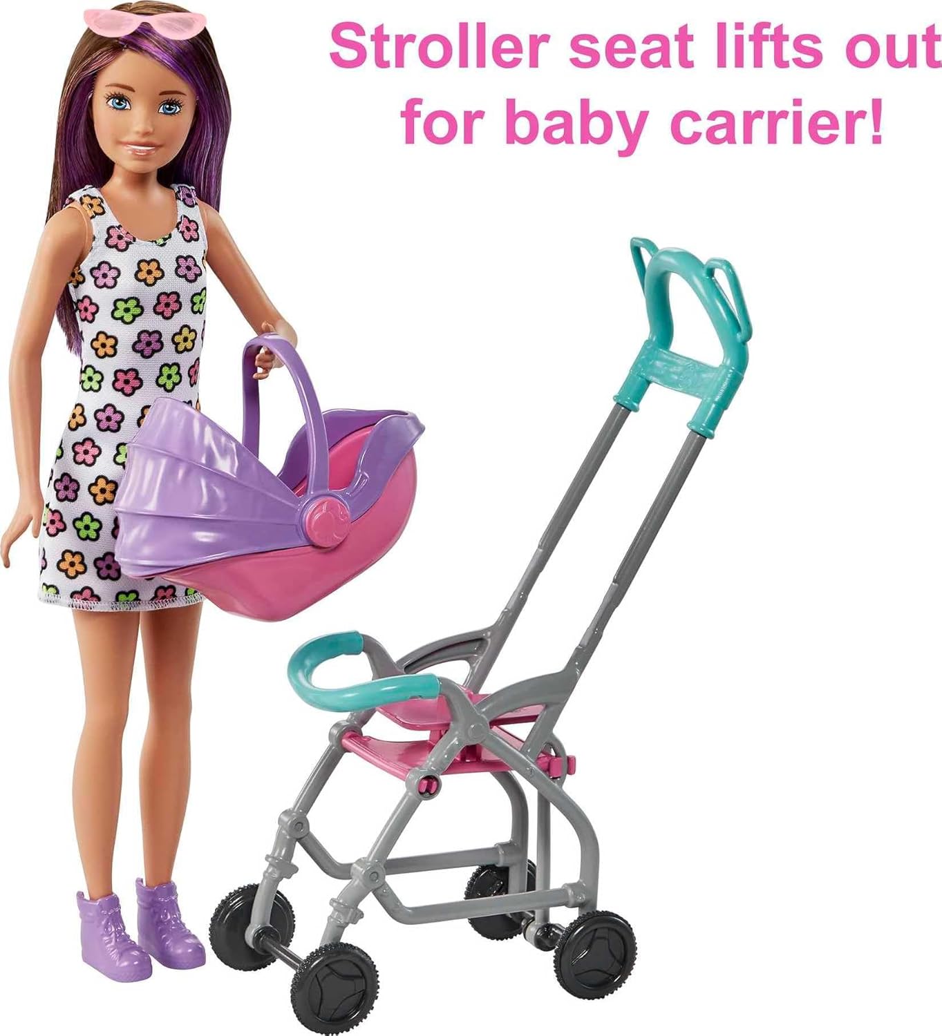 Barbie Skipper Babysitters Brunette Doll & Playset