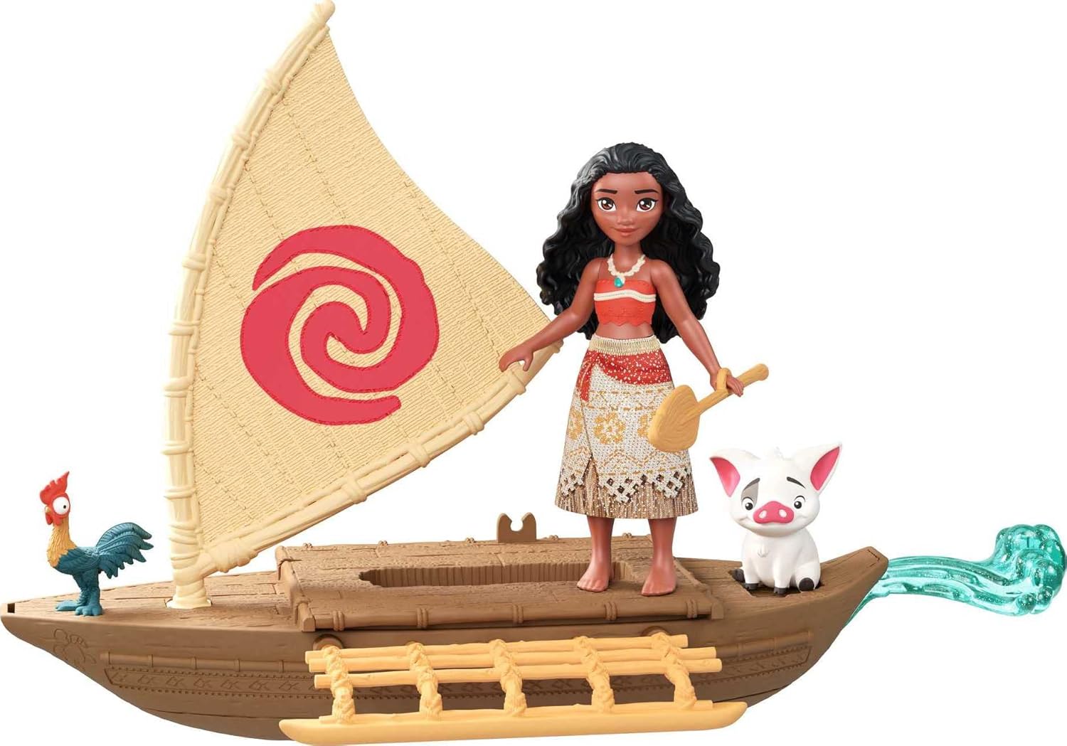 Disney Princess Small Doll Moana & Boat