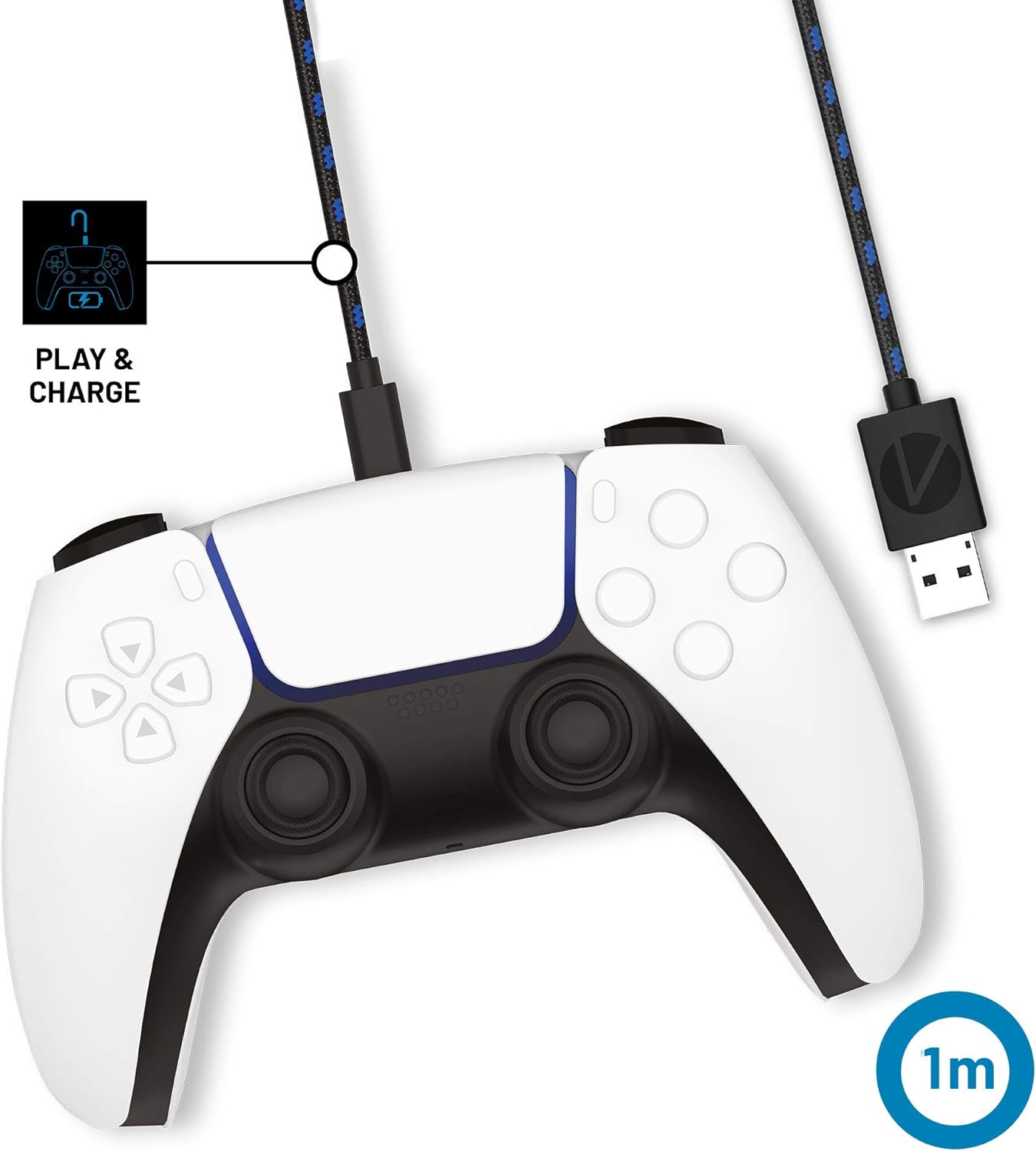 Stealth C100 Twin USB Charging Dock + Play & Charge Cable