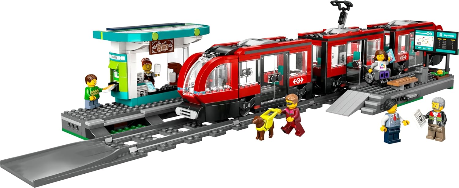 LEGO® | City: Downtown Streetcar and Station (60423)