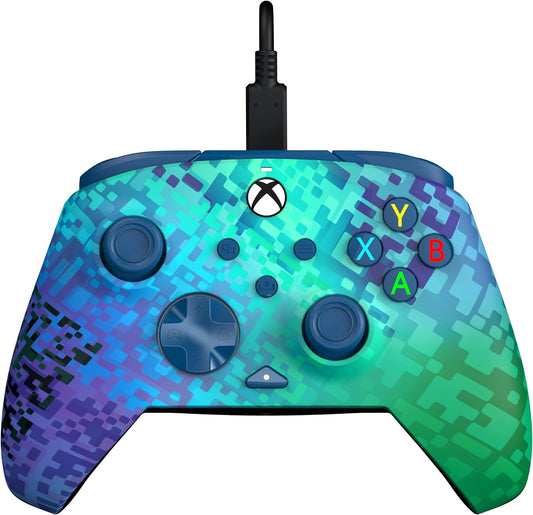 Xbox Wired Controller Rematch Glitch Green (PDP)