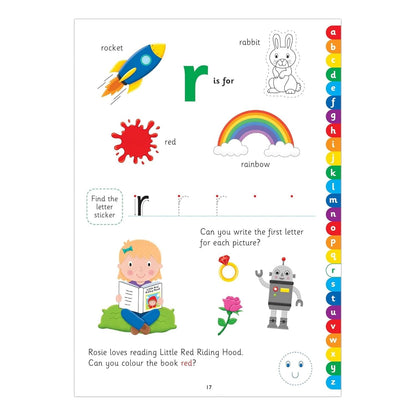 ALPHABET STICKER BOOK