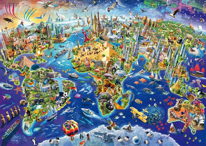 Schmidt Puzzle Discover the World (1000pc)