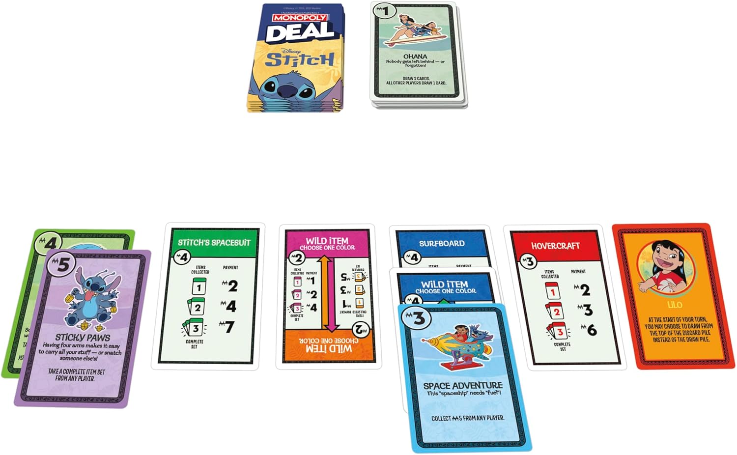Monopoly Deal Stitch NEW