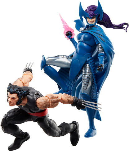 Hasbro Set Figures Marvel Legends Series Wolverine & Lady Psylocke