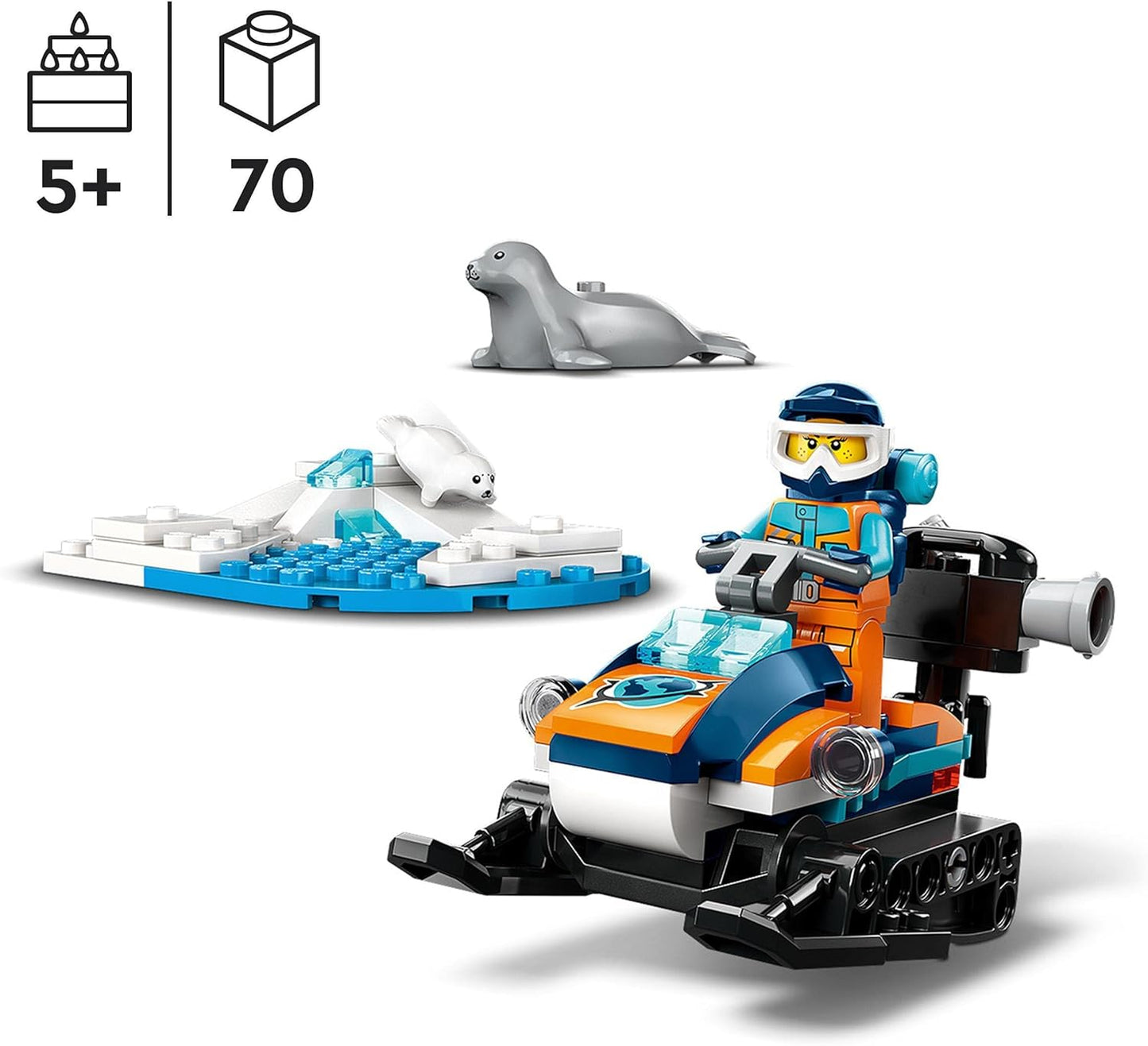 LEGO® | City: Arctic Explorer Snowmobile (60376)