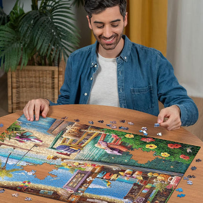 Ravensburger Beach Bar Breezes 1500pc Puzzle