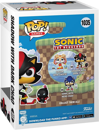 Funko POP! Games - Sonic the Hedgehog: Shadow w/ Dark Chao