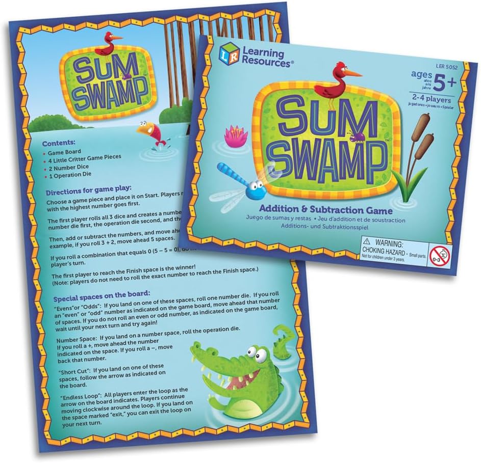 Sum Swamp Addition & Subtraction Game