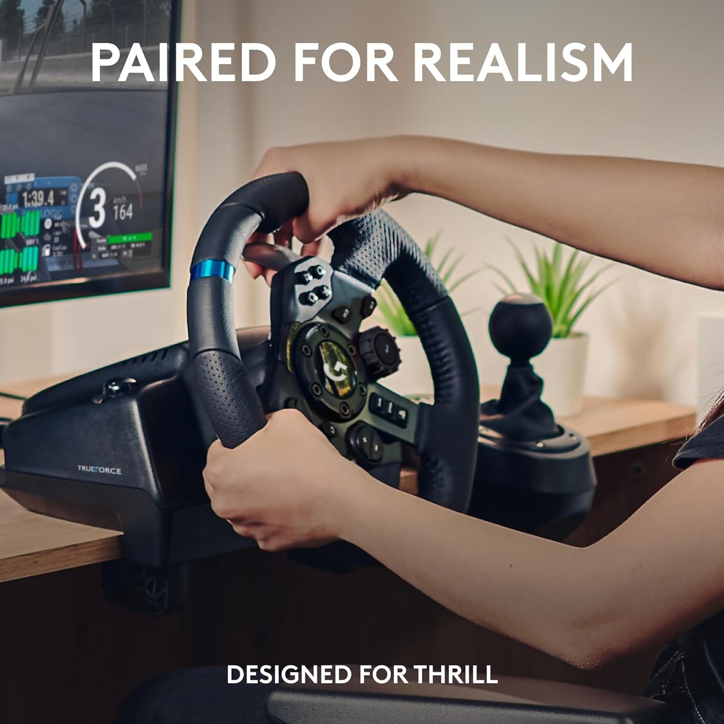Logitech G923 Wheel and Pedals (PS4/PS5/PC)