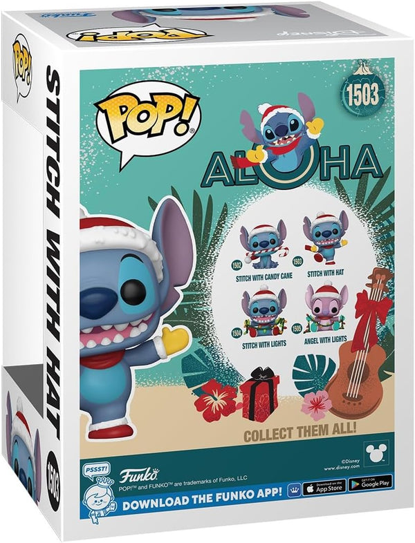 Funko POP! : Disney Lilo & Stitch - Stitch with Santa Hat (1503)