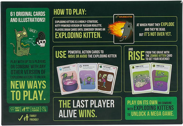 Exploding Kittens - Zombie Kittens Expansion