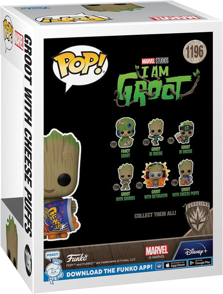 Funko POP: I Am Groot - Groot with Cheese Puffs 1196