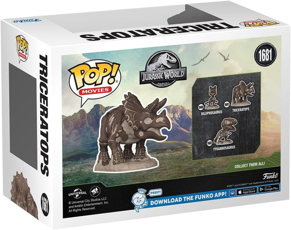 Funko POP! Movie - Jurassic Park - Triceratops Fossil (1681)