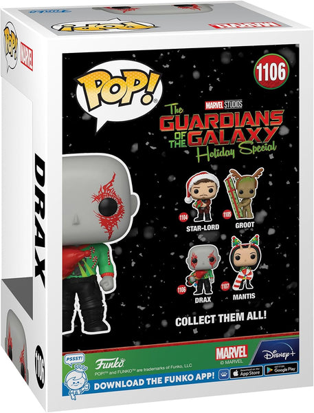 Funko POP: Guardians Of The Galaxy Holiday Special Drax 1106