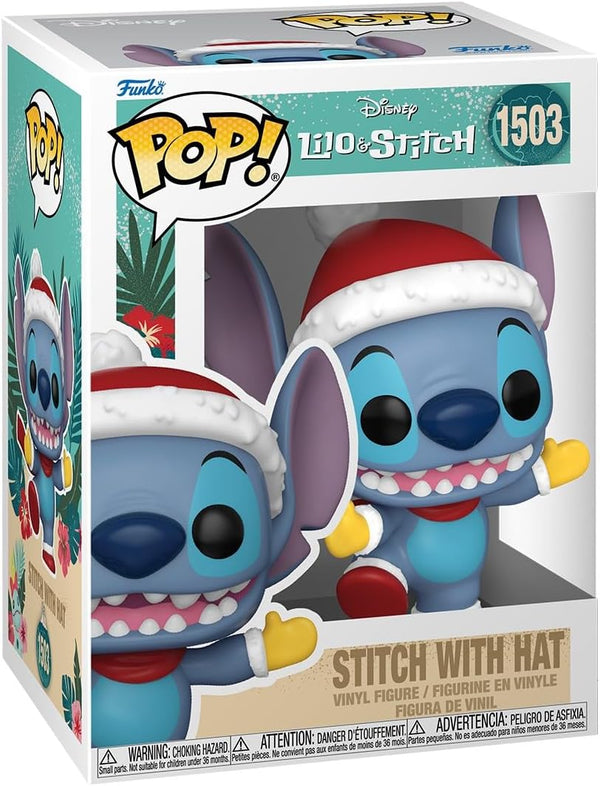 Funko POP! : Disney Lilo & Stitch - Stitch with Santa Hat (1503)
