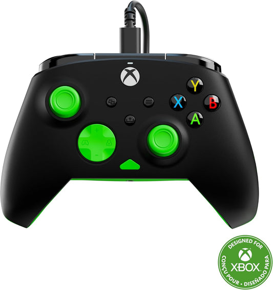 Turtle Beach Rematch Controller, Black/Green | Xbox Series X