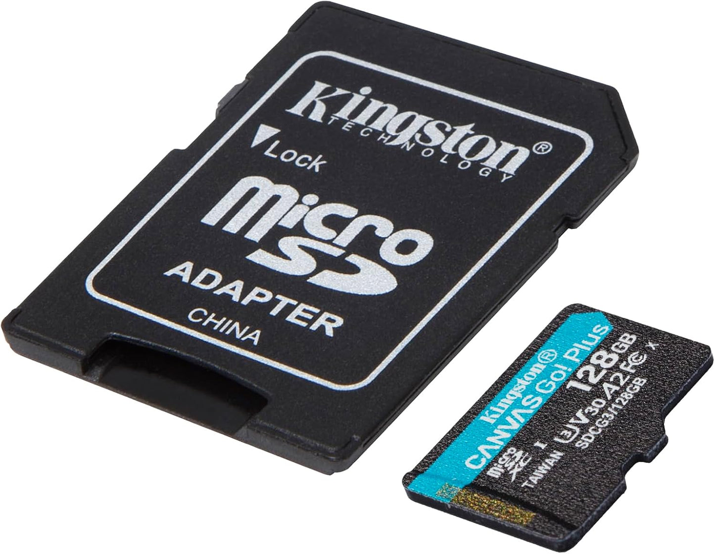 Kingston Canvas Go UHS-I CL10 R: 170MB/s W:90MB/s 128GB Micro SDXC Memory Card