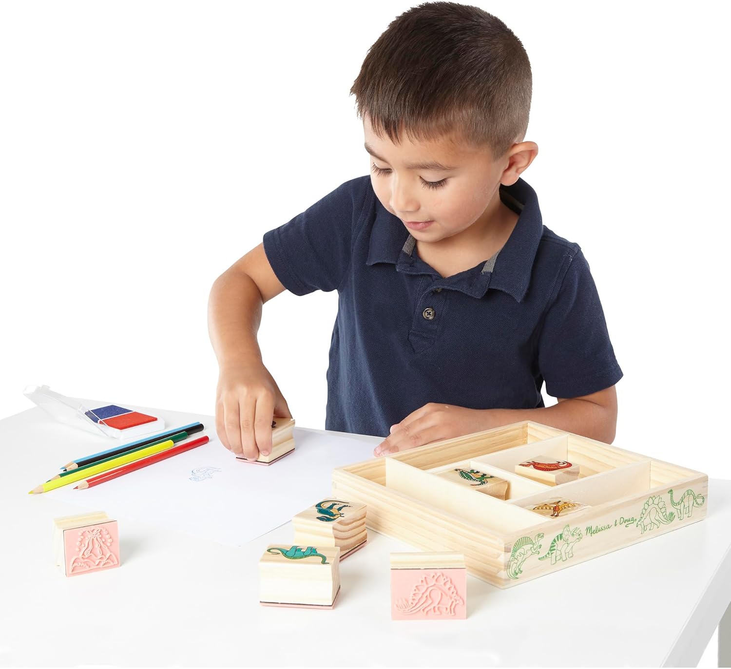 Melissa & Doug - Dinosaur Stamp Set