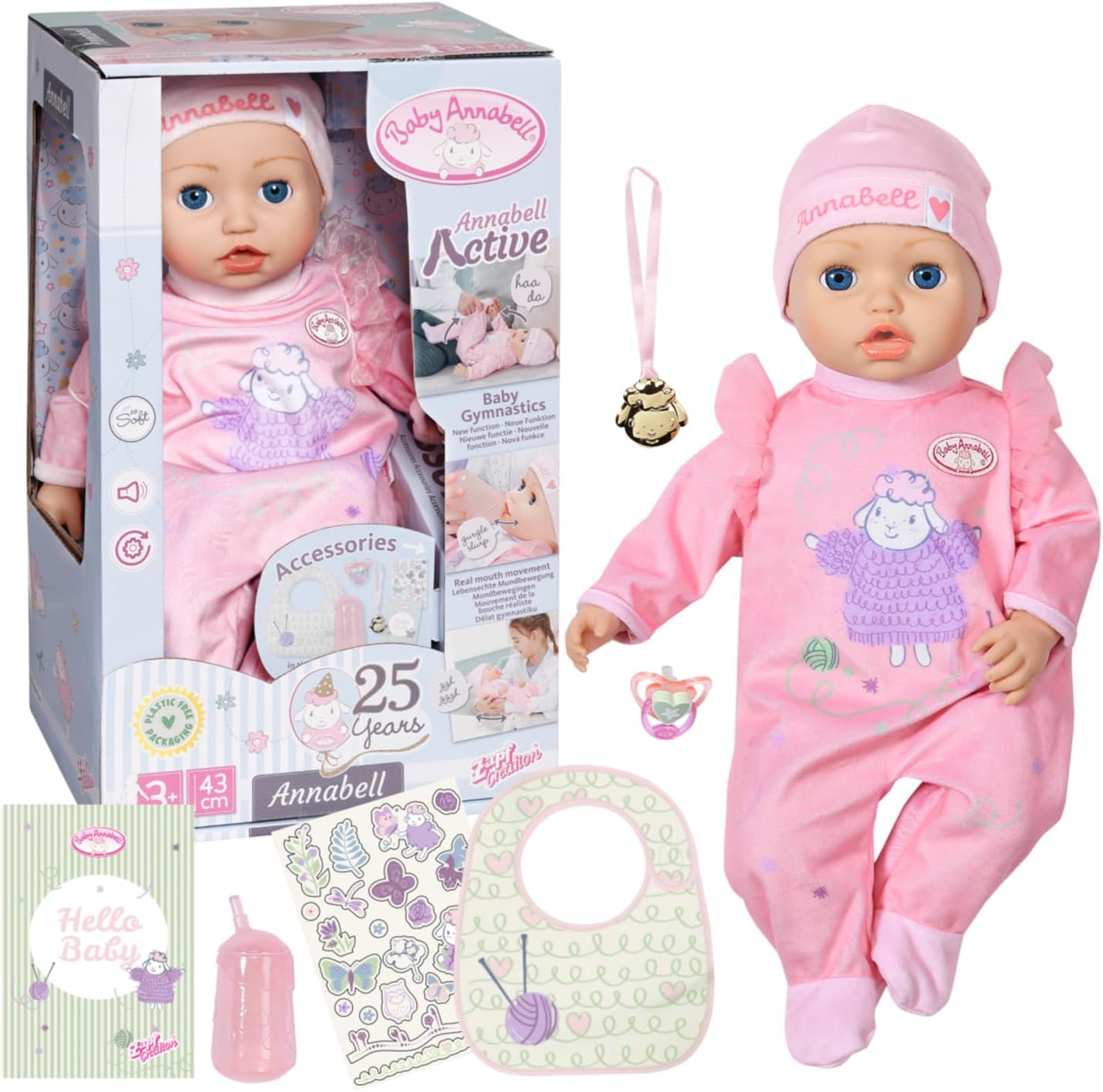 Baby Annabell - Doll Interactive Annabell Doll (43cm)