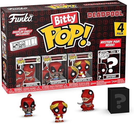 Funko Bitty POP: Deadpool - Dinopool 4 Pack