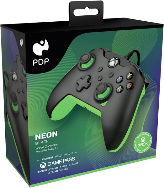 XB Wired Controller Neon Black