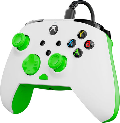 Turtle Beach Rematch Controller, White/Green | Xbox Series X