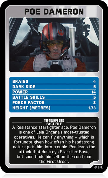 TOP TRUMPS: STAR WARS EPISODES 7-9