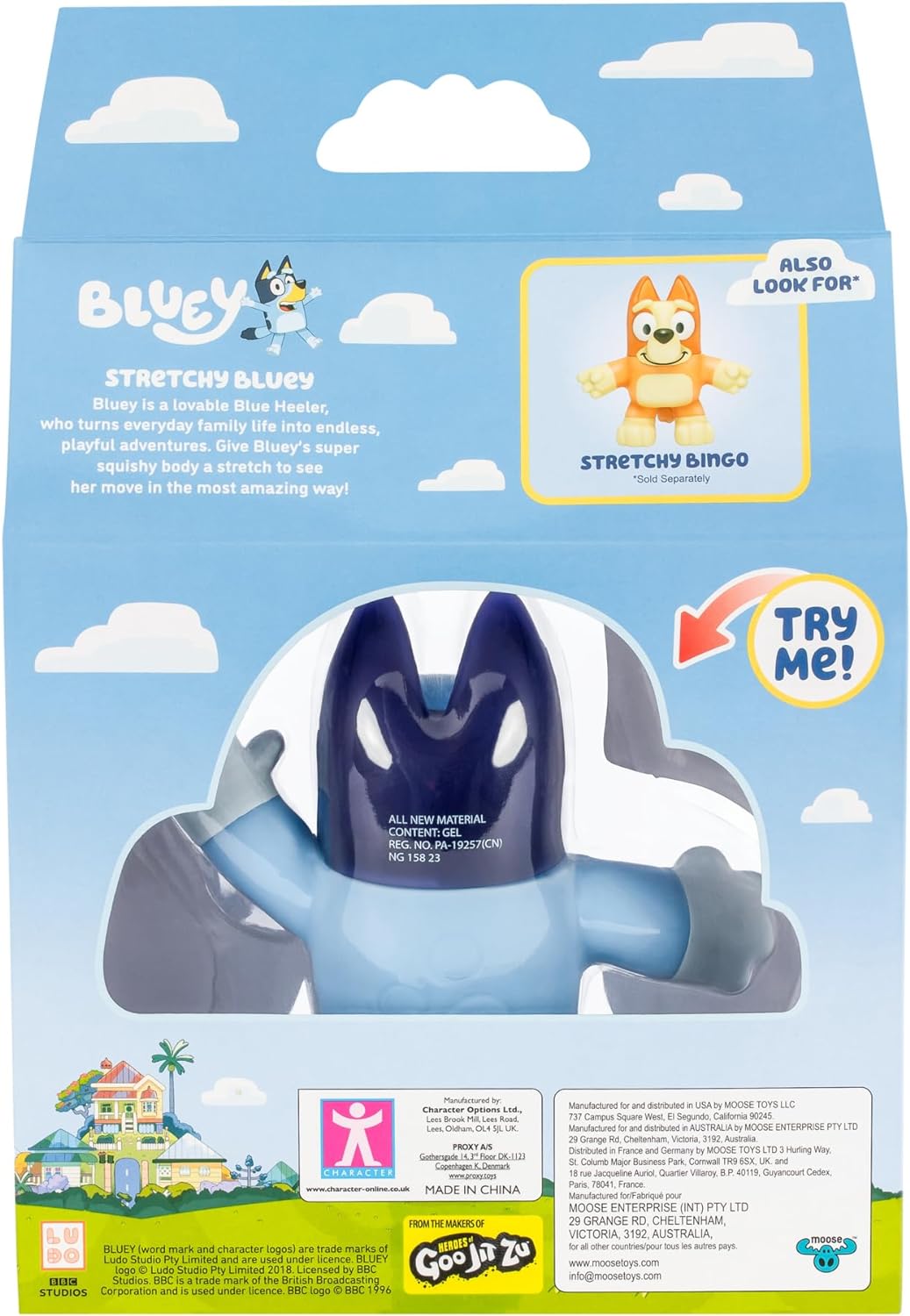 Bluey S10 Stretchy Hero Assortment