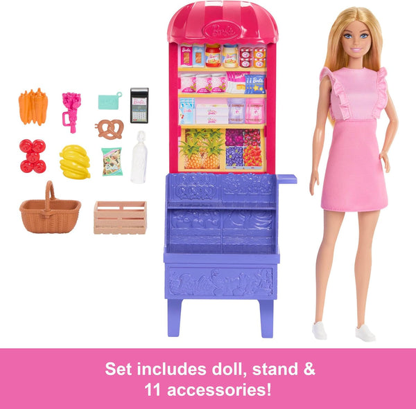 Barbie and Teresa Malibu at the Market Playset
