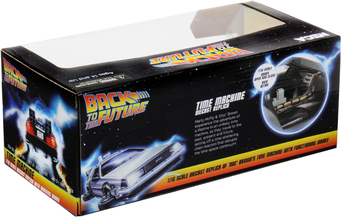 Neca Replica Figure Back To The Future Delorean Time Machine 15Cm