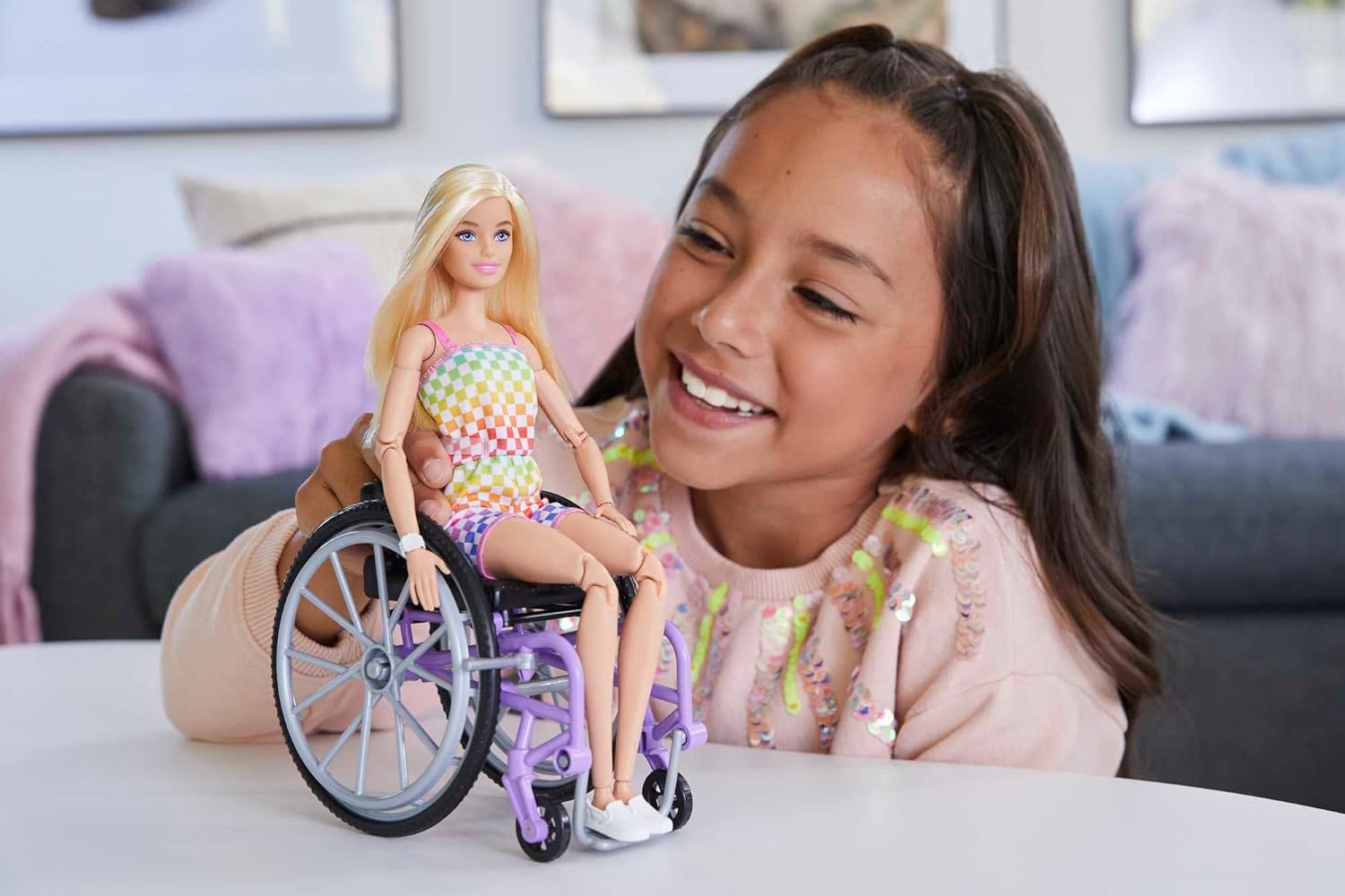 Barbie Wheelchair Doll Blonde